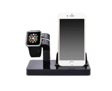 iBello-iPhone-en-Watch-dockingstation-zwart