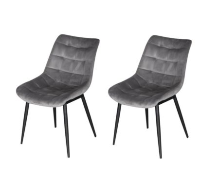 iBella-Living-stoelen-Lille-zilvergrijs-set van-2
