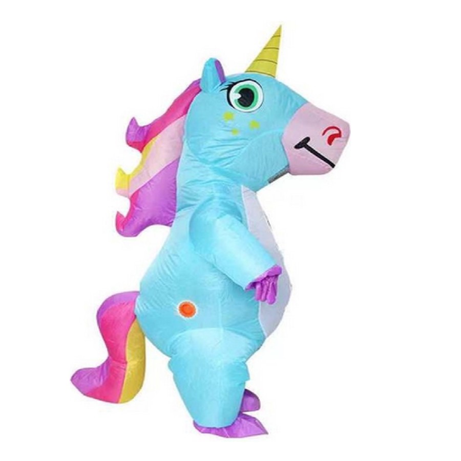 beest Arabische Sarabo Verbazing iBello opblaasbaar unicorn kostuum voor volwassenen unicornpak carnaval  party's met ingebouwde ventilator - DealWizard.nl