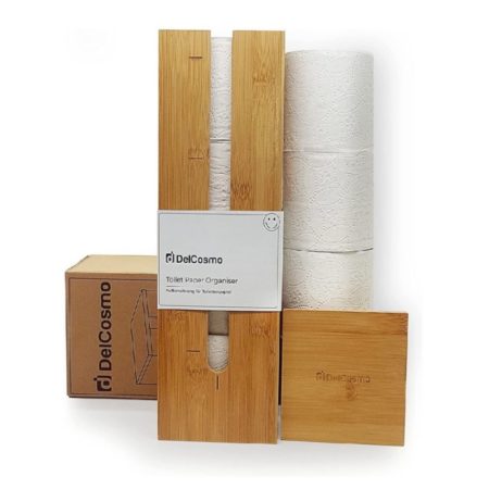 DelCosmo bamboe toilethouder