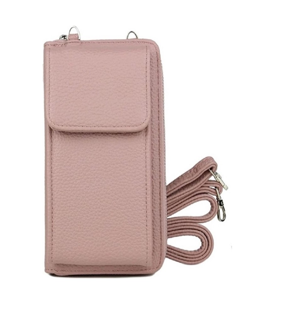 Goot Datum Vervallen iBello portemonnee tasje met schouderband roze telefoontasje dames  Anti-skim RFID festival tas Portemonnee voor mobiel - DealWizard.nl